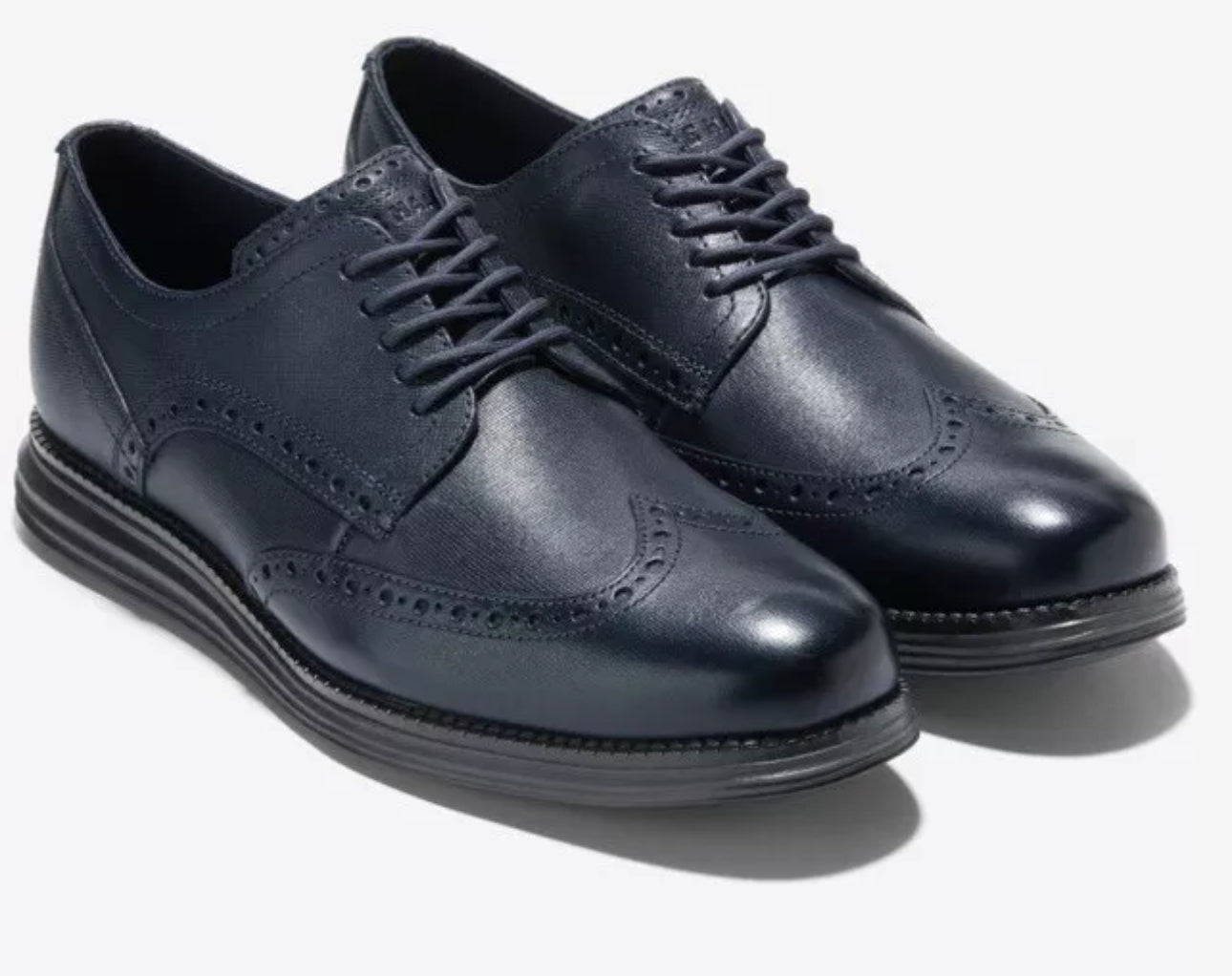 Cole Haan Original Grand Wingtip - SHWNG "Navy Blazer SAFFIA"