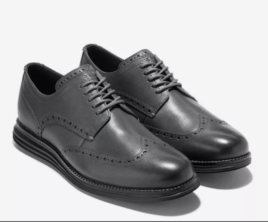 Cole Haan Original Grand -Wingtip "Turbulence Gray"